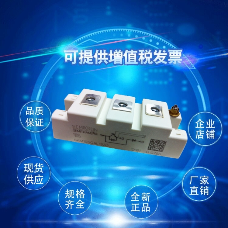 原裝西門康IGBT模塊電源模塊SKM195GB124DN質(zhì)量保障